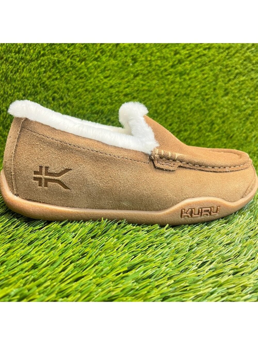 Kuru Loft Womens Size 6.5 Brown Casual Walking Slip On Moccasin Slippers Shoes